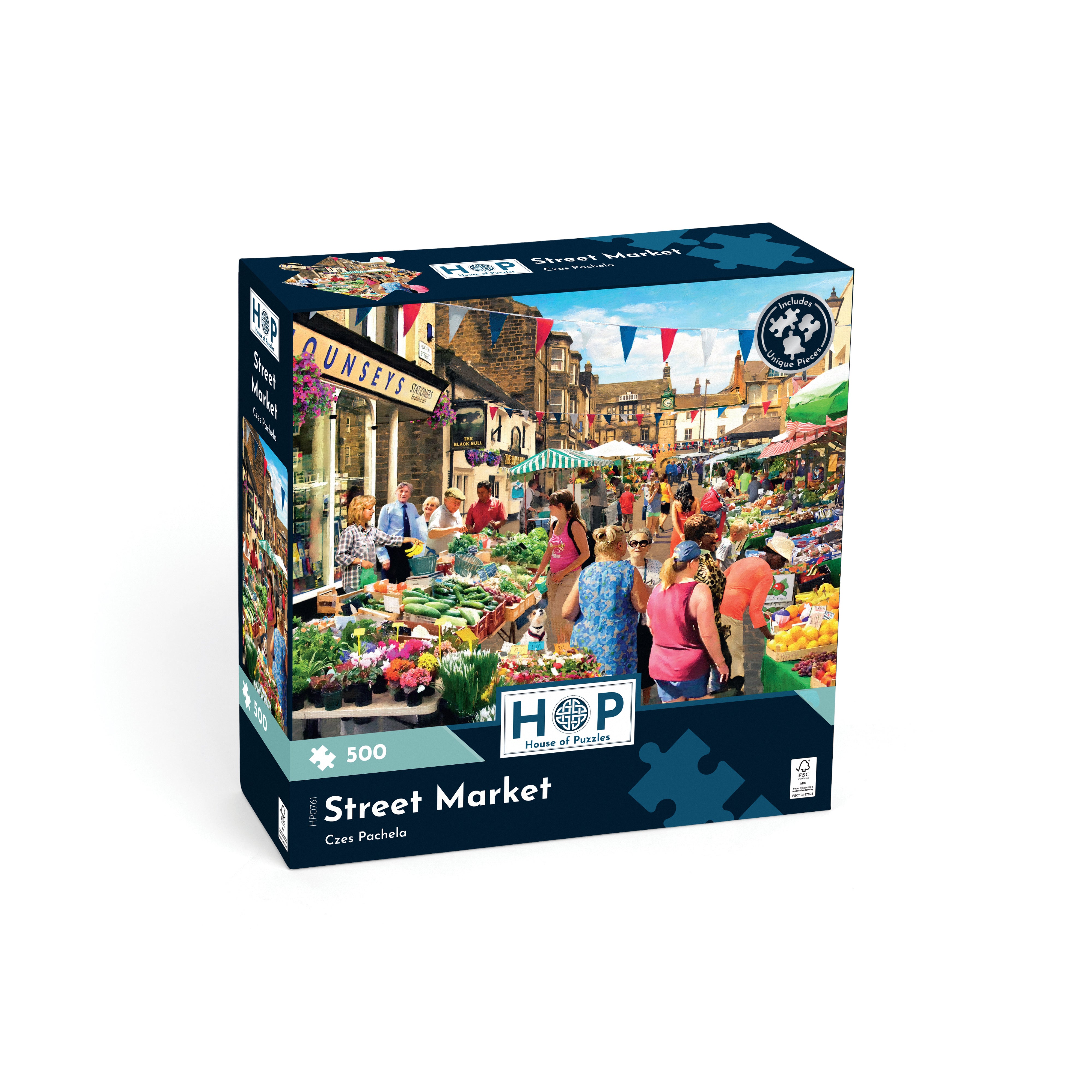 Street Market 500 Puzzle (3 Years +)