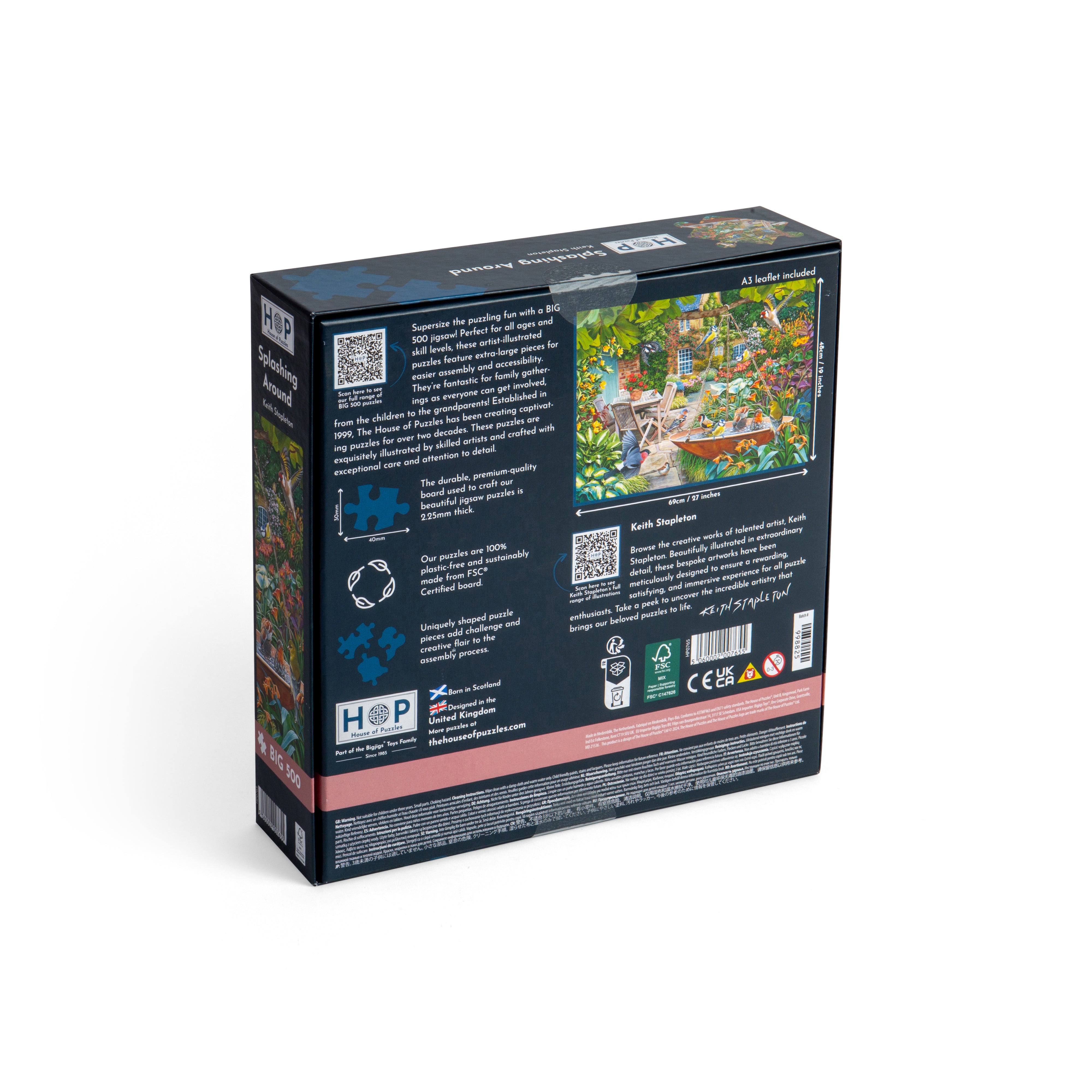 Splashing Around BIG 500 Puzzle (3 Years +)