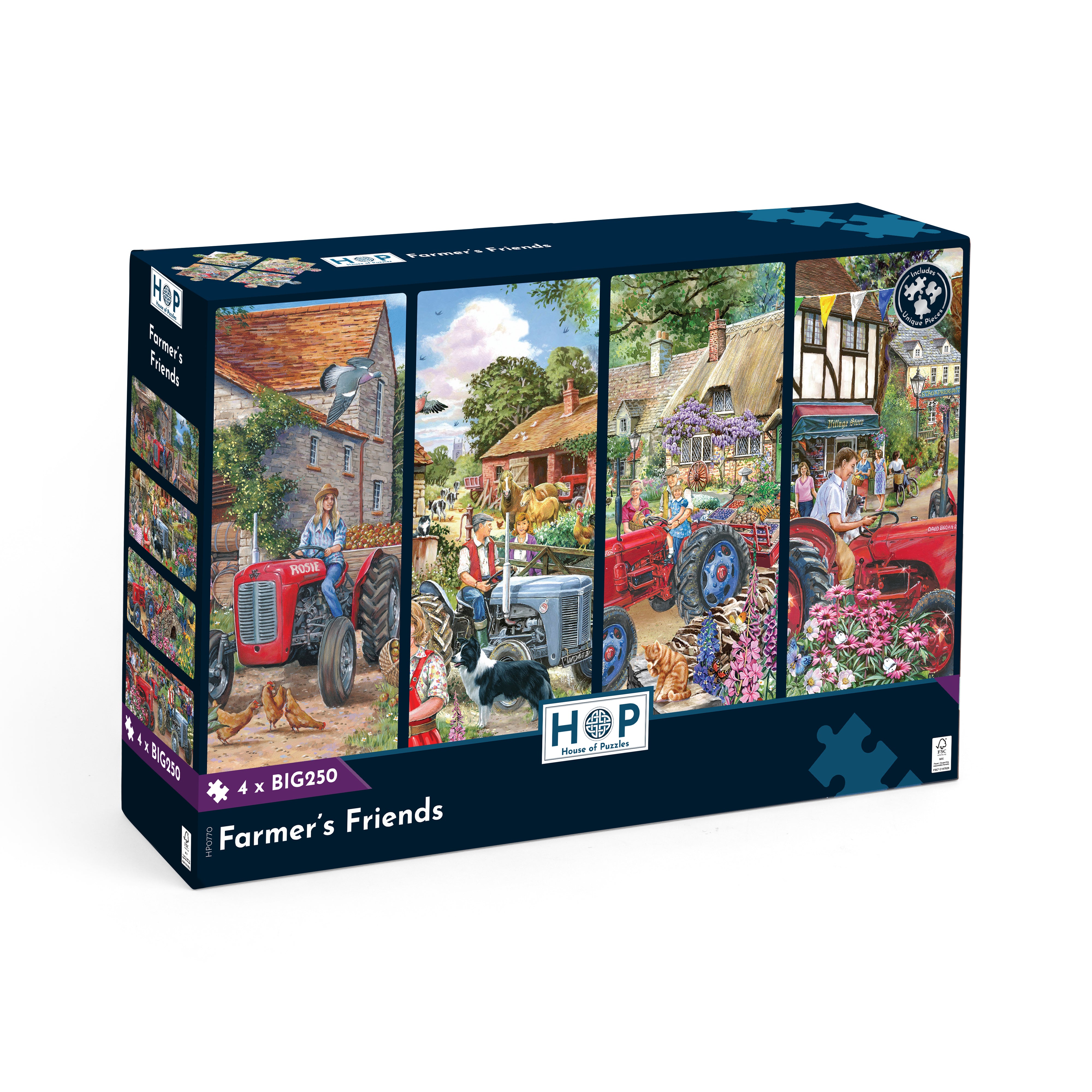 Farmer's Friends - 4 x BIG 250 Piece (3 Years +)