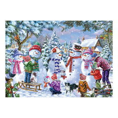Seven Silly Snowmen 1000 Piece Puzzle (3 Years +)