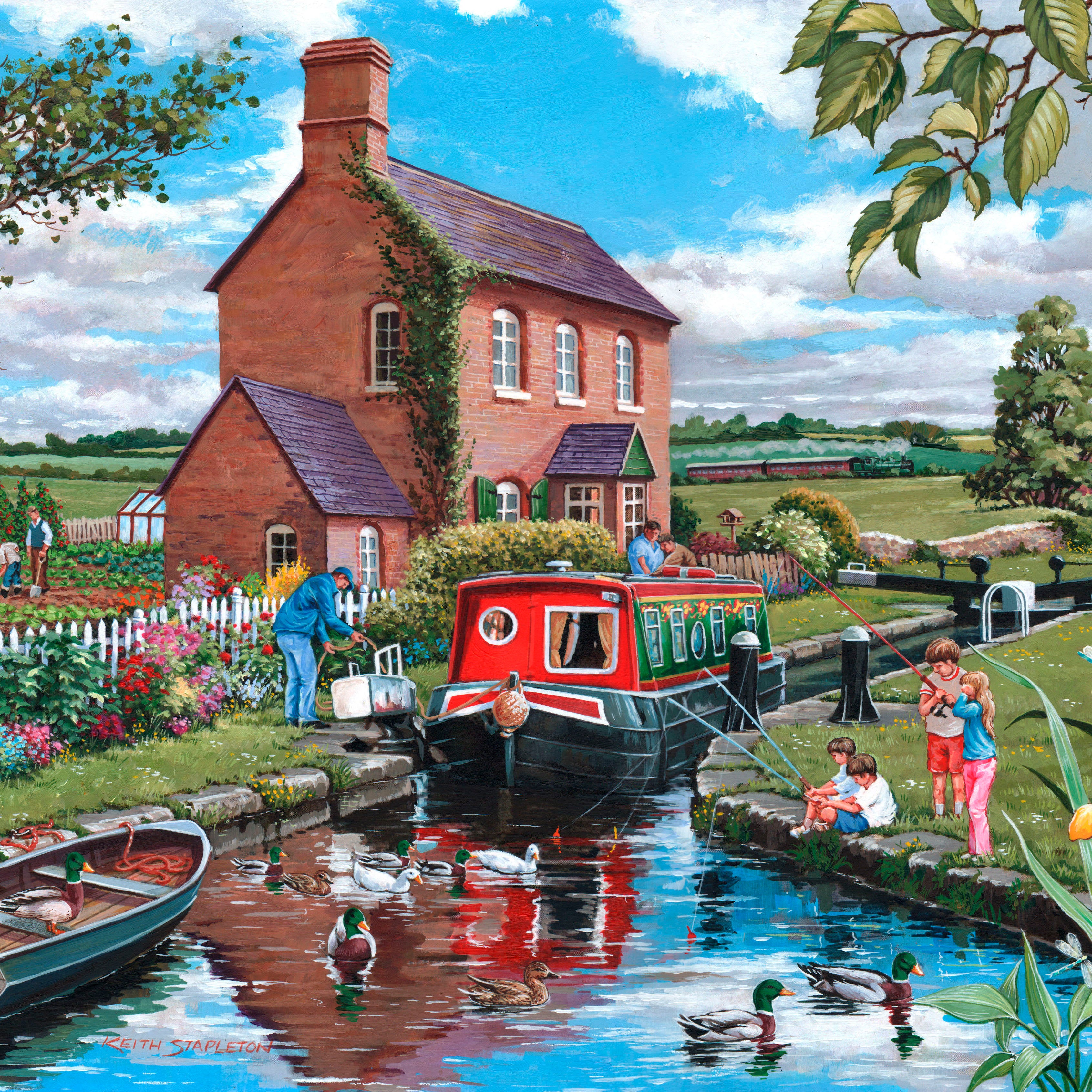 Keeper's Cottage Puzzle Tube - 150 Piece (6)