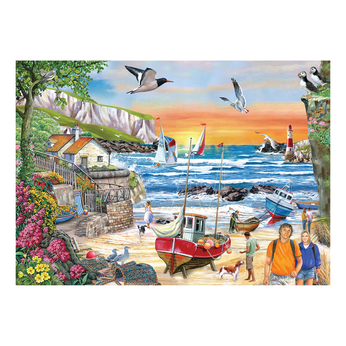 Seaside Sunset BIG 250 Puzzle
