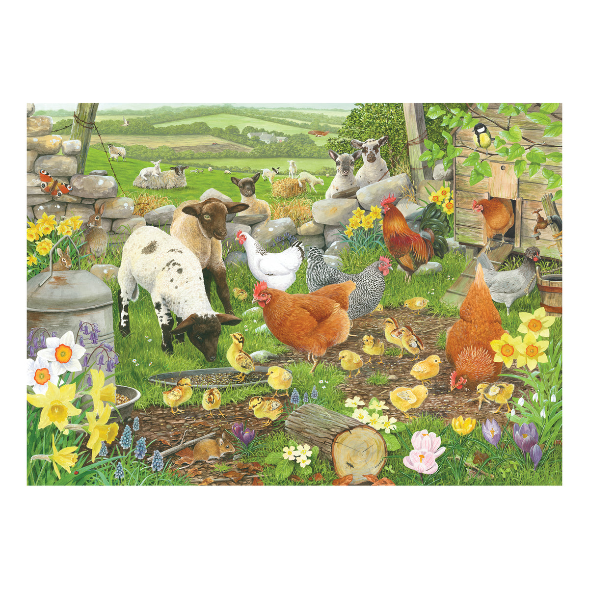 Spring Chickens BIG 500 Puzzle