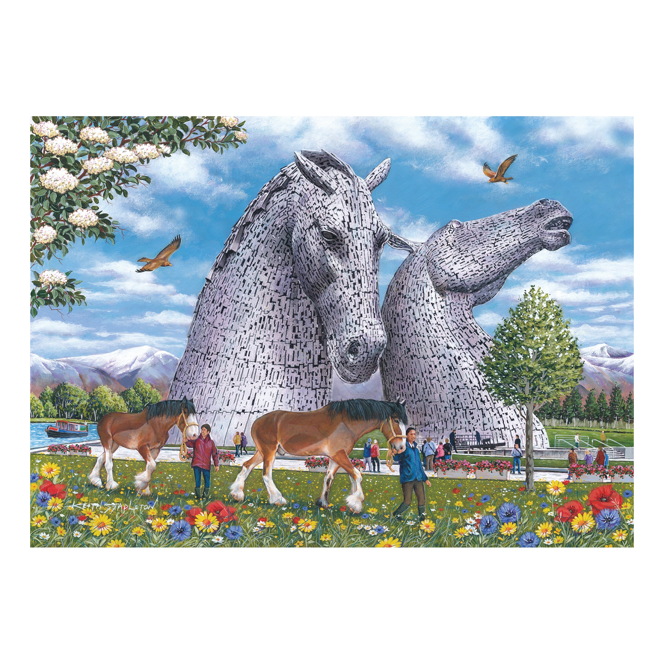 The Kelpies 1000 Piece Puzzle