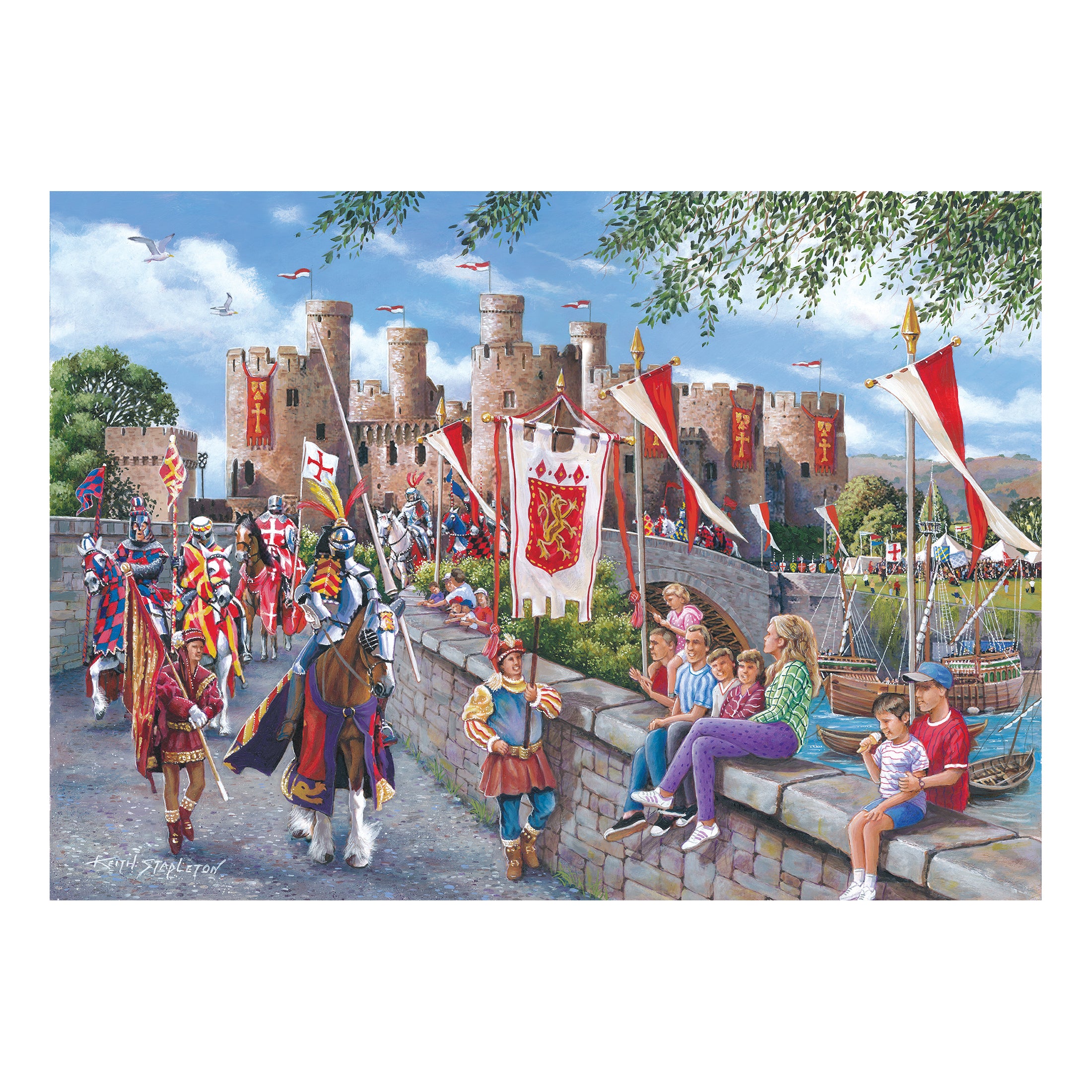 Castell Conwy 1000 Piece Puzzle