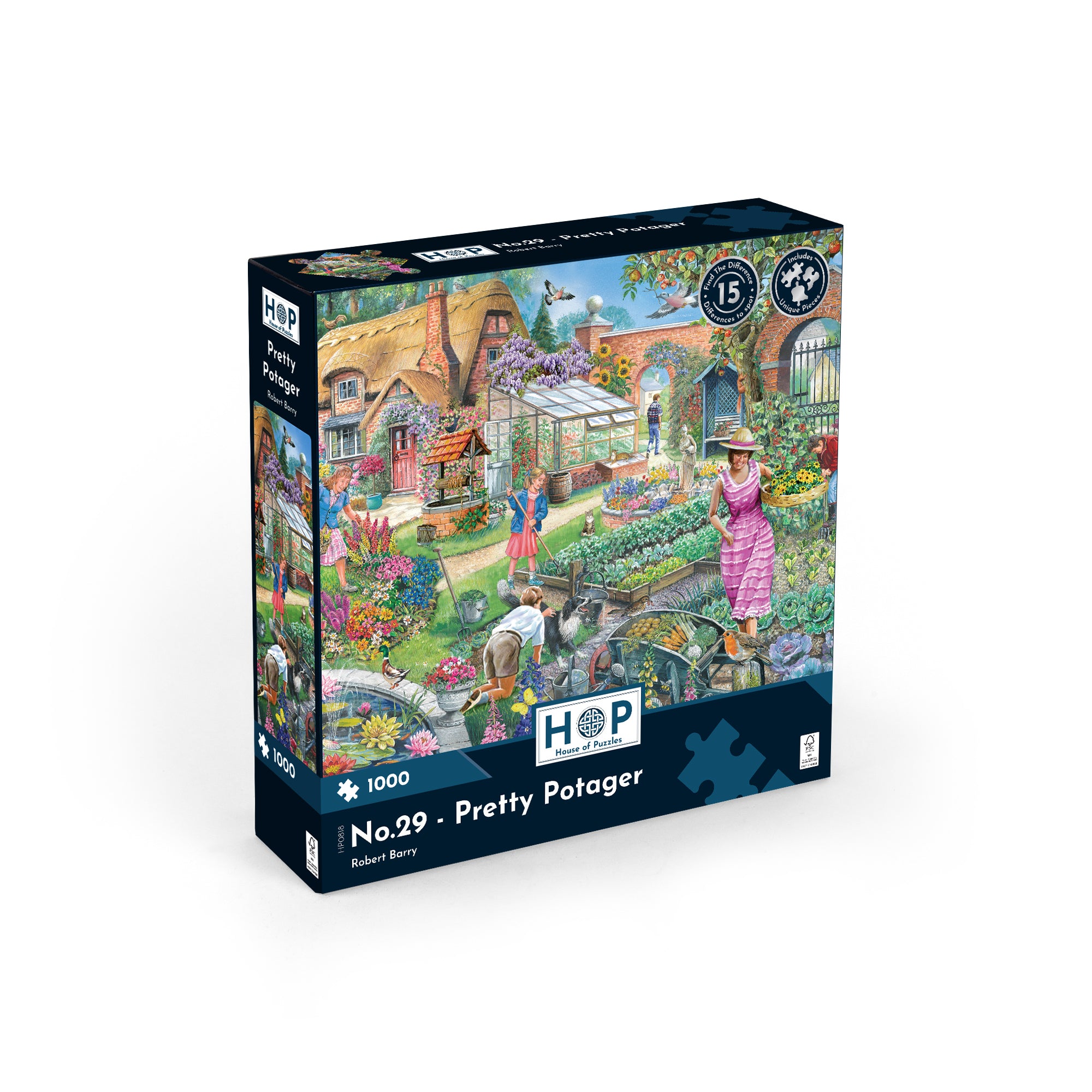 No.29 Pretty Potager 1000 Piece Puzzle