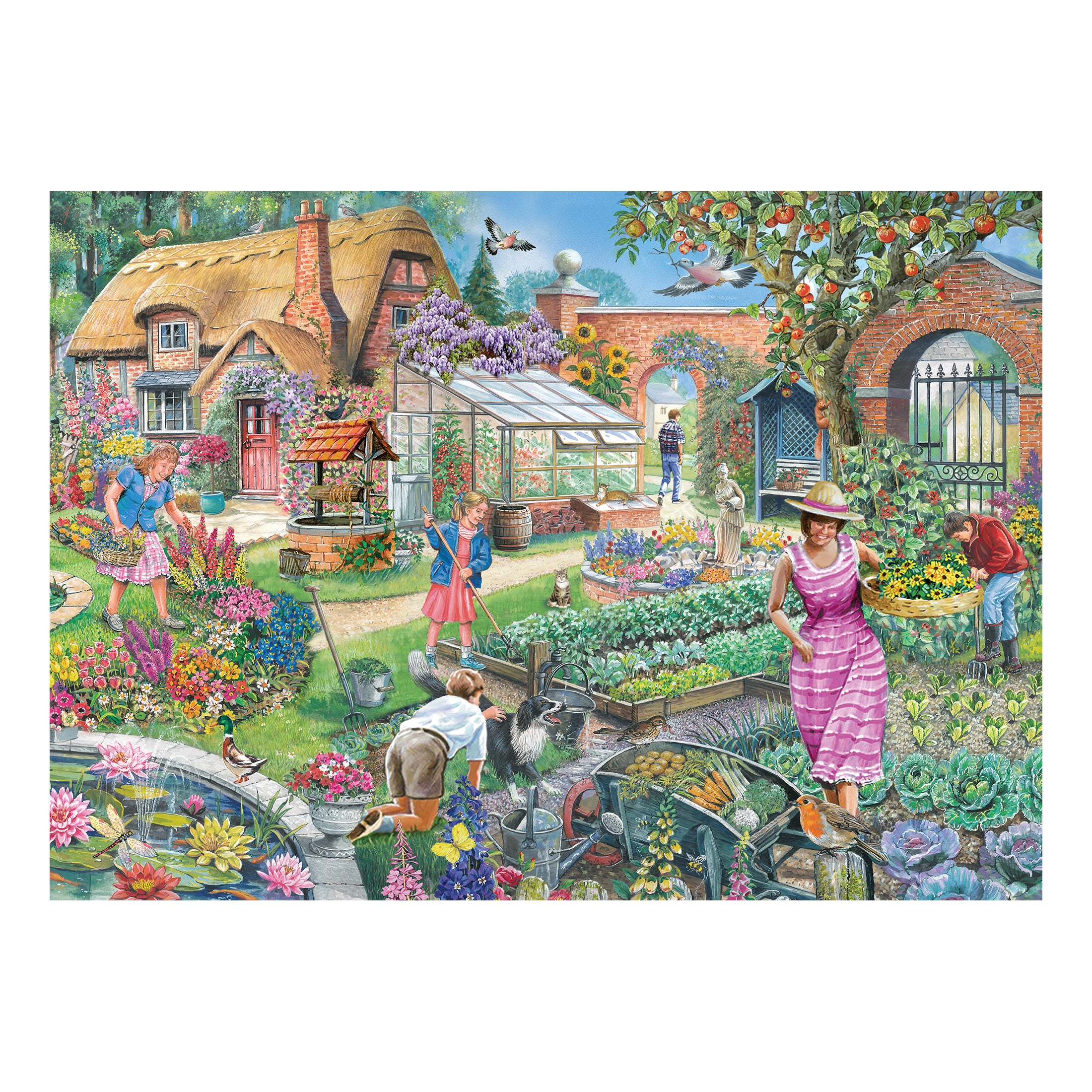No.29 Pretty Potager 1000 Piece Puzzle
