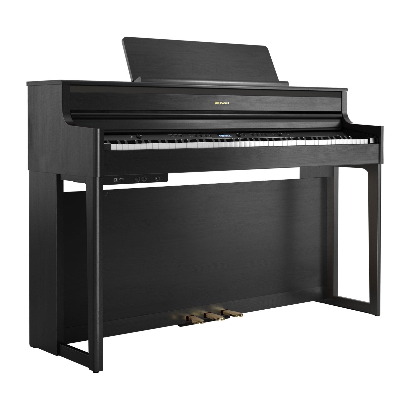 Roland HP704 digital piano - Charcoal black