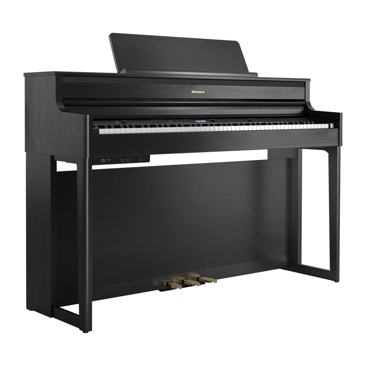 Roland HP704 digital piano - Charcoal black