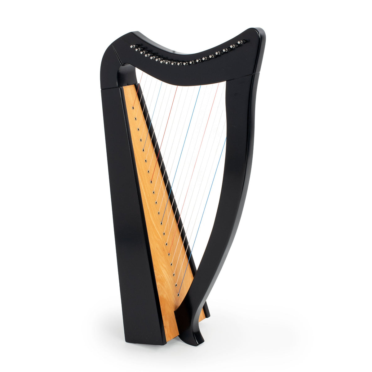 MMX celtic harp in black - 19 strings
