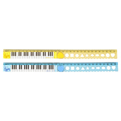 6\" ruler with keyboard design