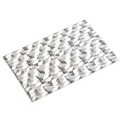 Pack of 15 HB pencils with black and white musical notes design