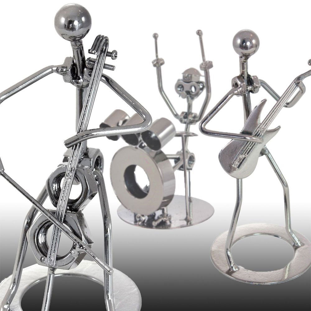 Nuts & bolts iron man figurine - electric guitarist