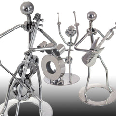 Nuts & bolts iron man figurine - electric guitarist