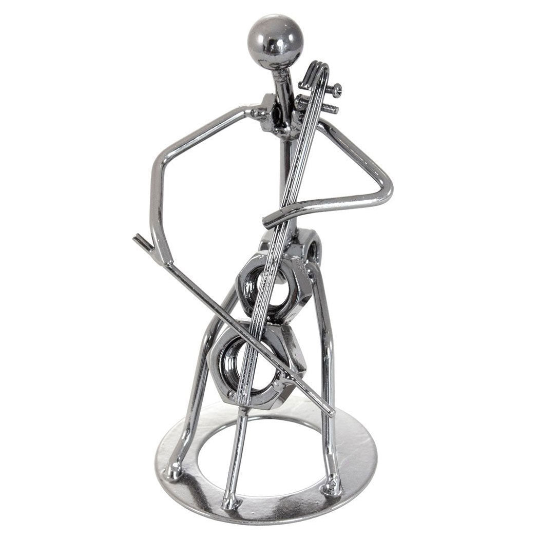 Nuts & bolts iron man figurine - cellist