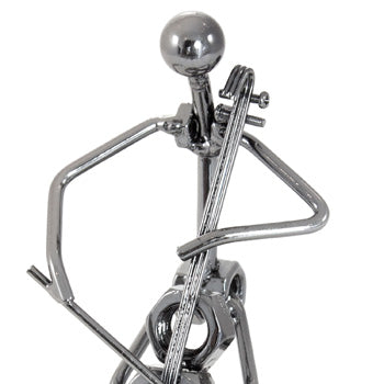 Nuts & bolts iron man figurine - cellist