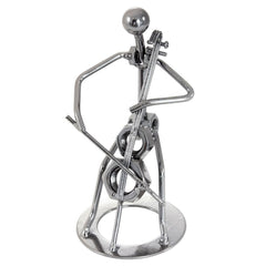 Nuts & bolts iron man figurine - cellist