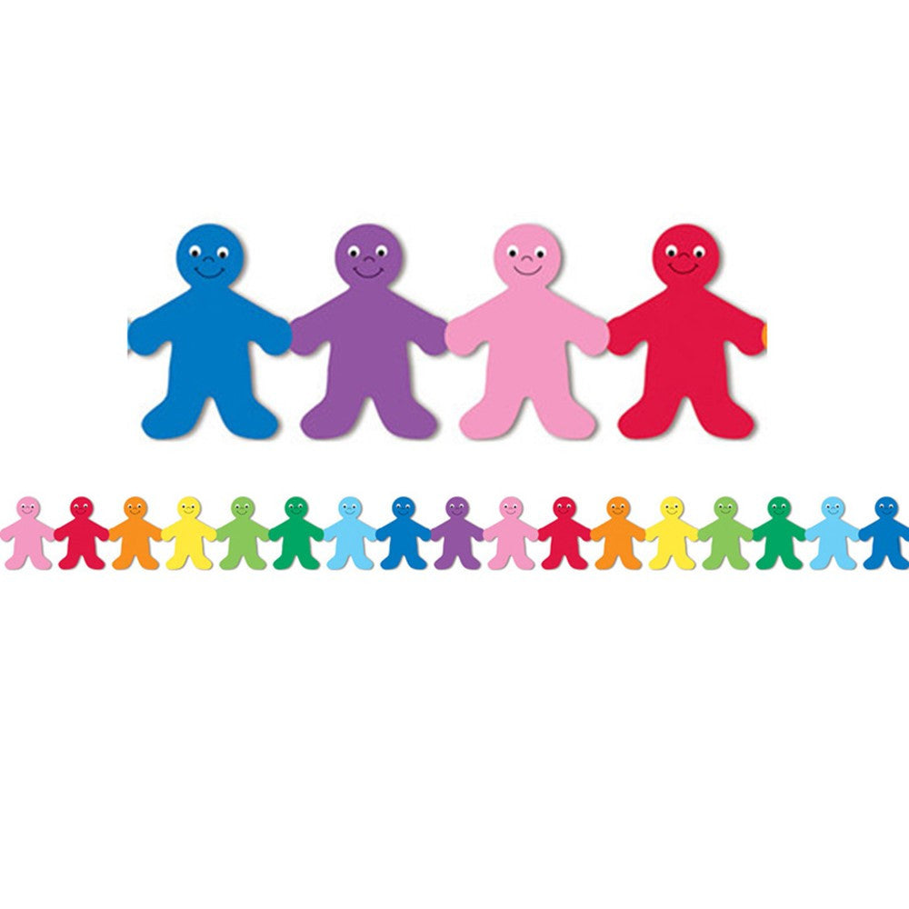 SCO TRIMMERS DIE CUT RAINBOW KIDS 1M 12PC