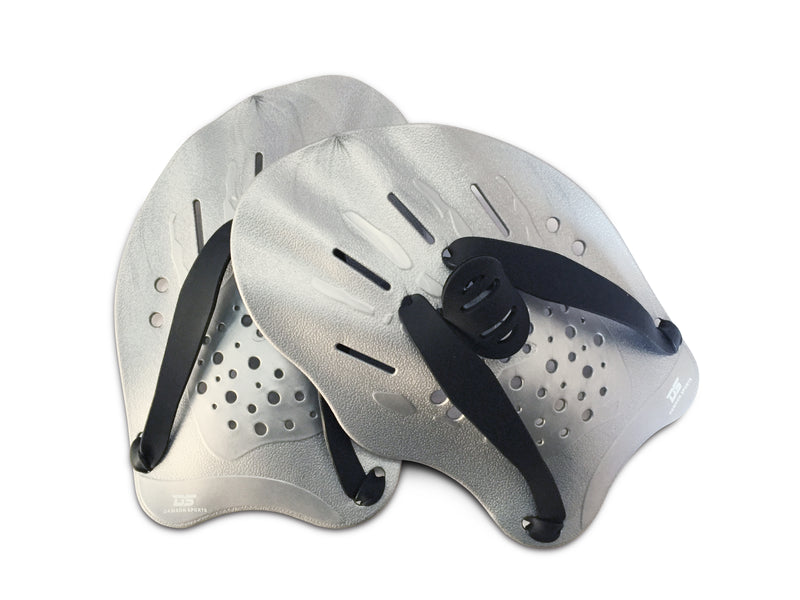 DS Hand paddles - Silver (Medium)