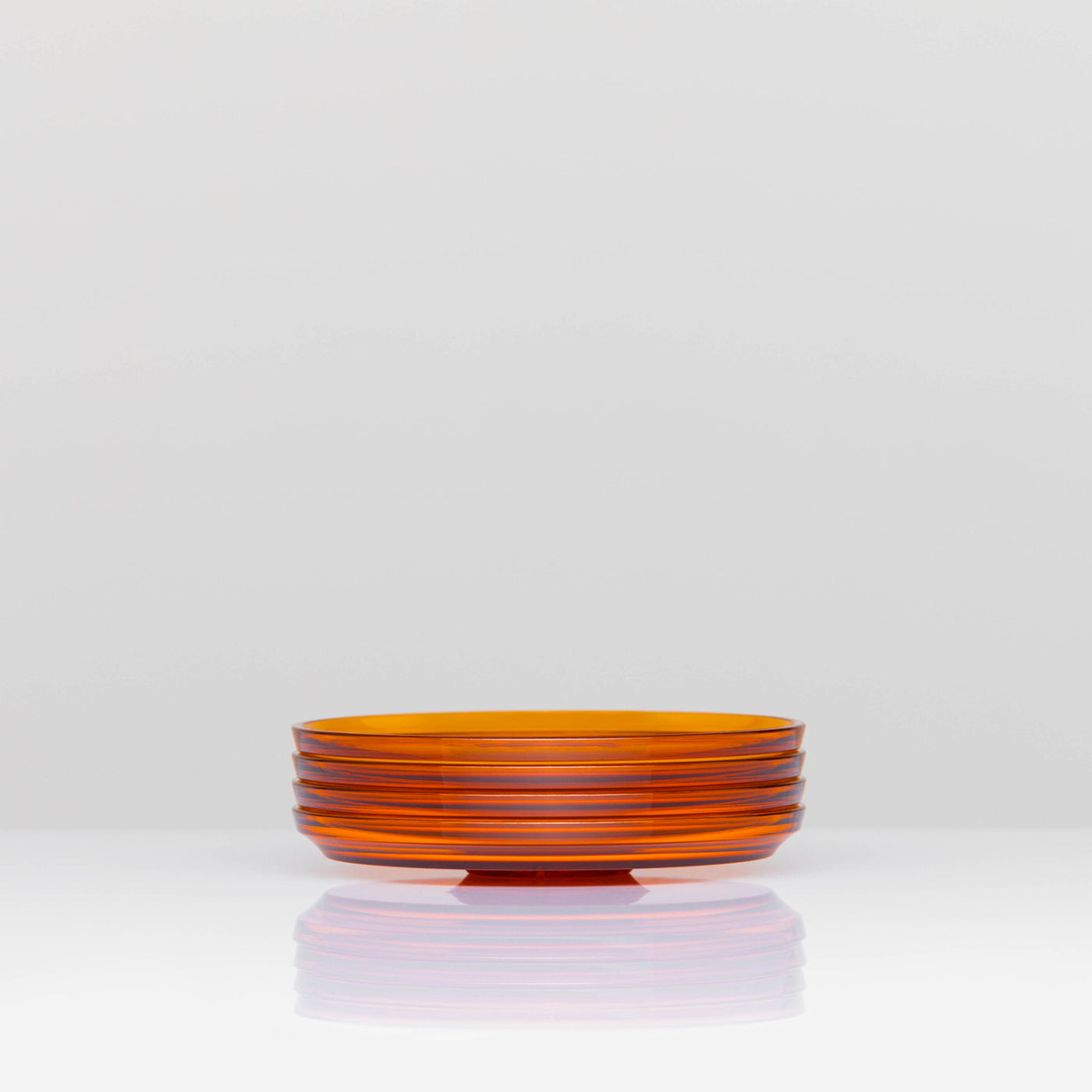 3oz Espresso HuskeeRenew Saucer 4-Pack - Amber