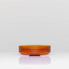 3oz Espresso HuskeeRenew Saucer 4-Pack - Amber