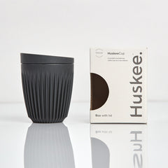 8oz HuskeeCup with Lid - Charcoal