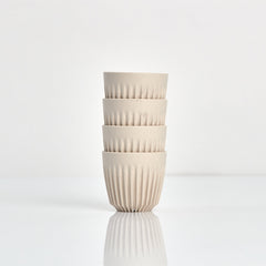 3oz Espresso HuskeeCup 4-pack - Natural