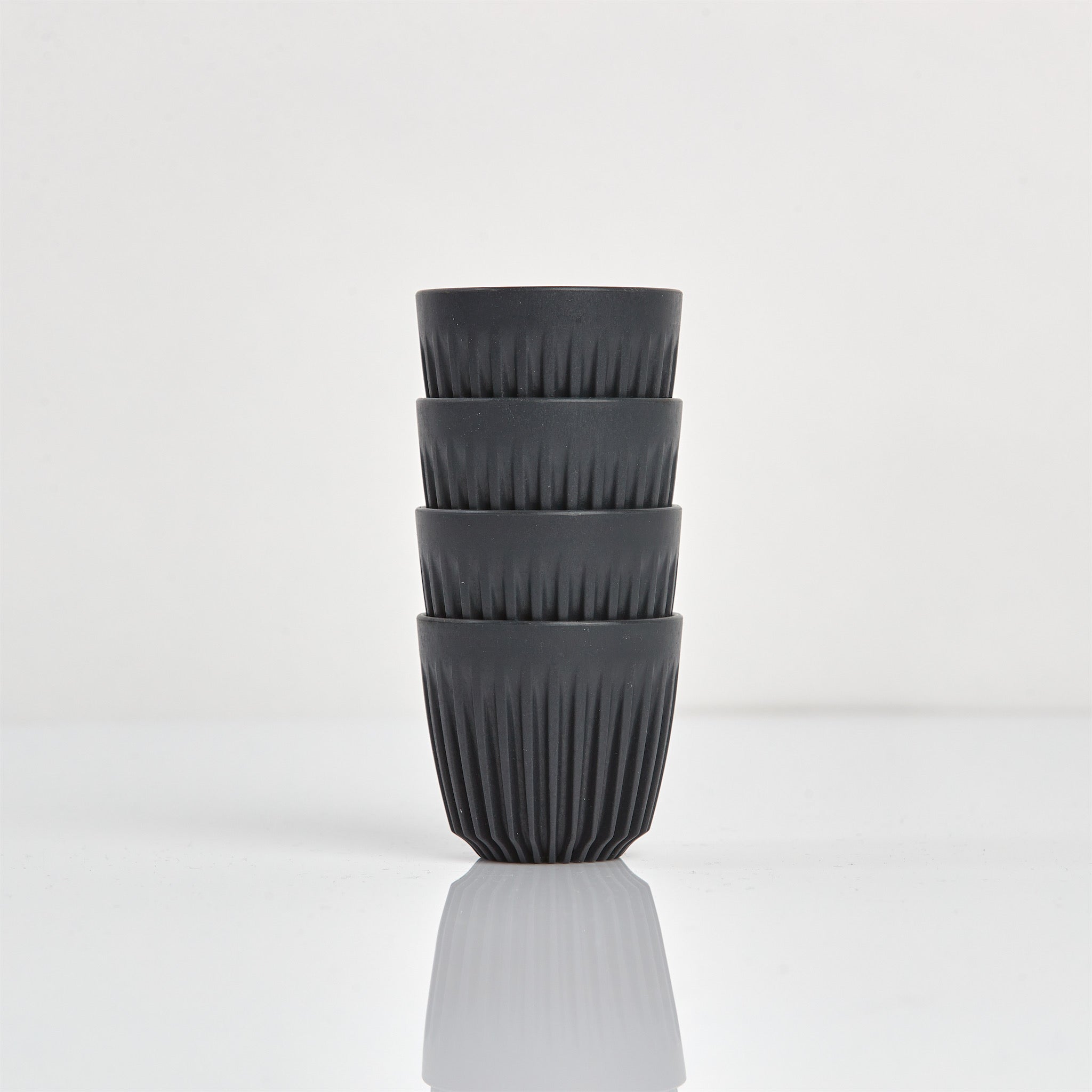 3oz Espresso HuskeeCup 4-pack - Charcoal