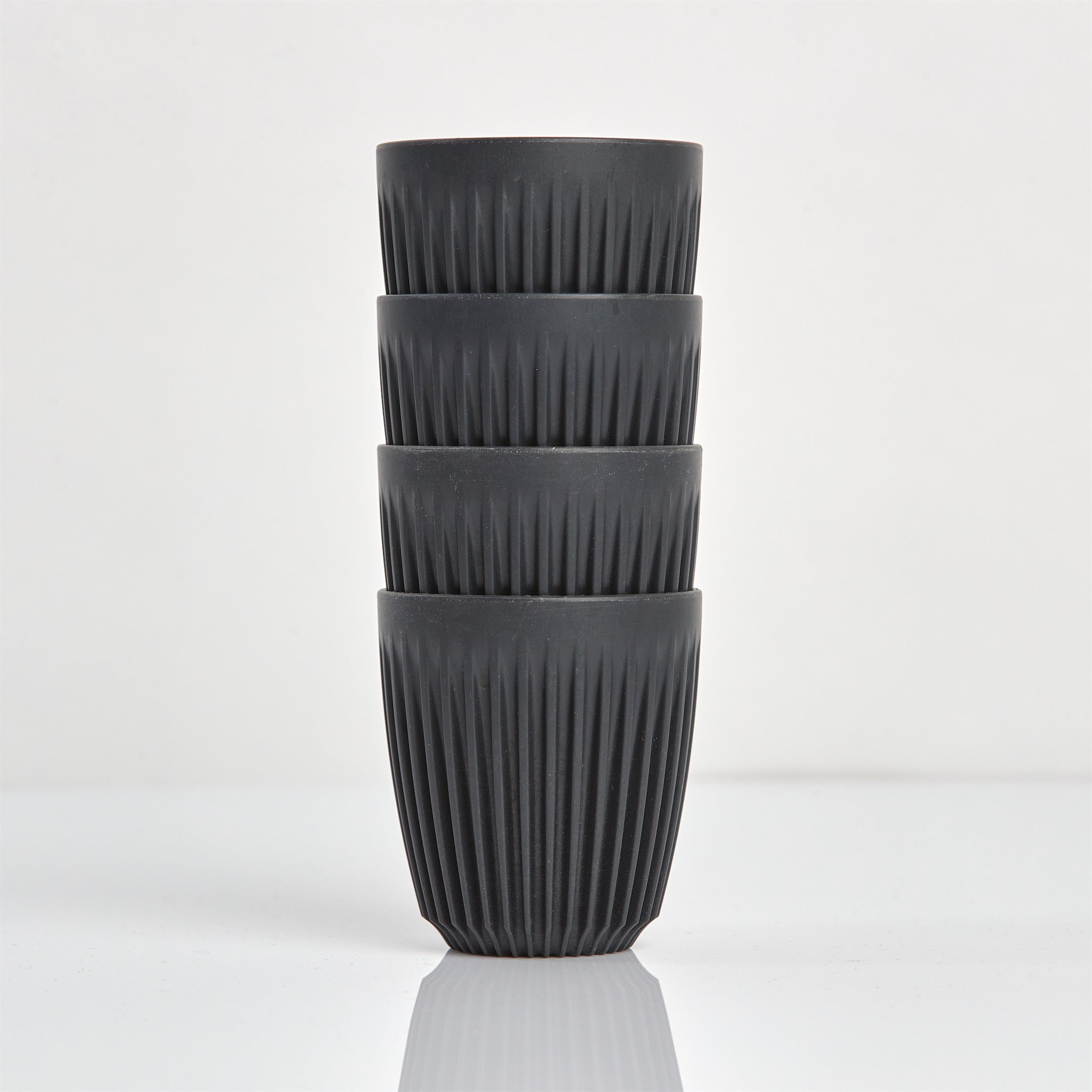 8oz HuskeeCup 4-pack - Charcoal