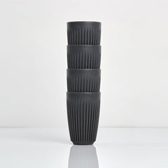 12oz HuskeeCup 4-pack - Charcoal