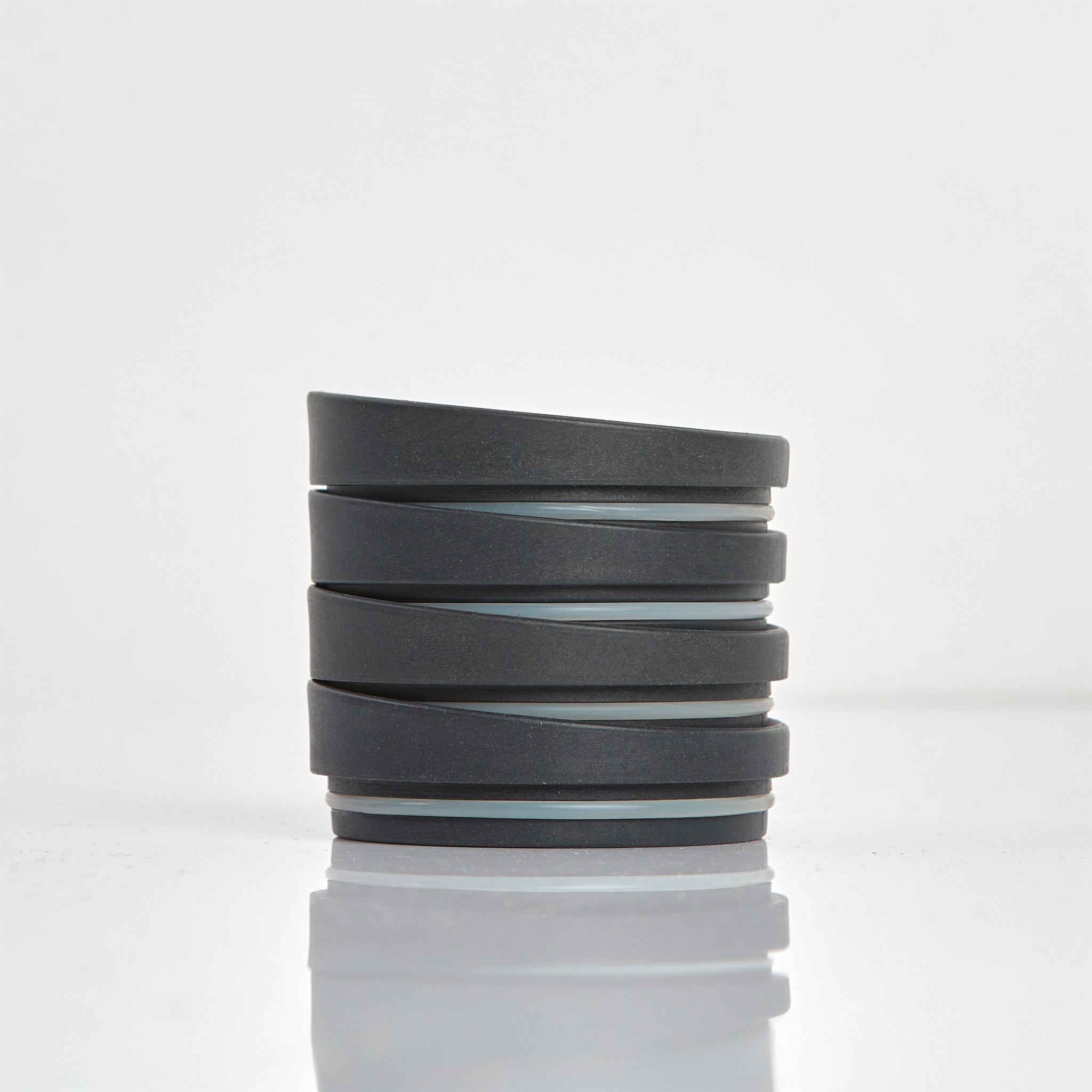 Universal HuskeeCup Lid 4-pack - Charcoal