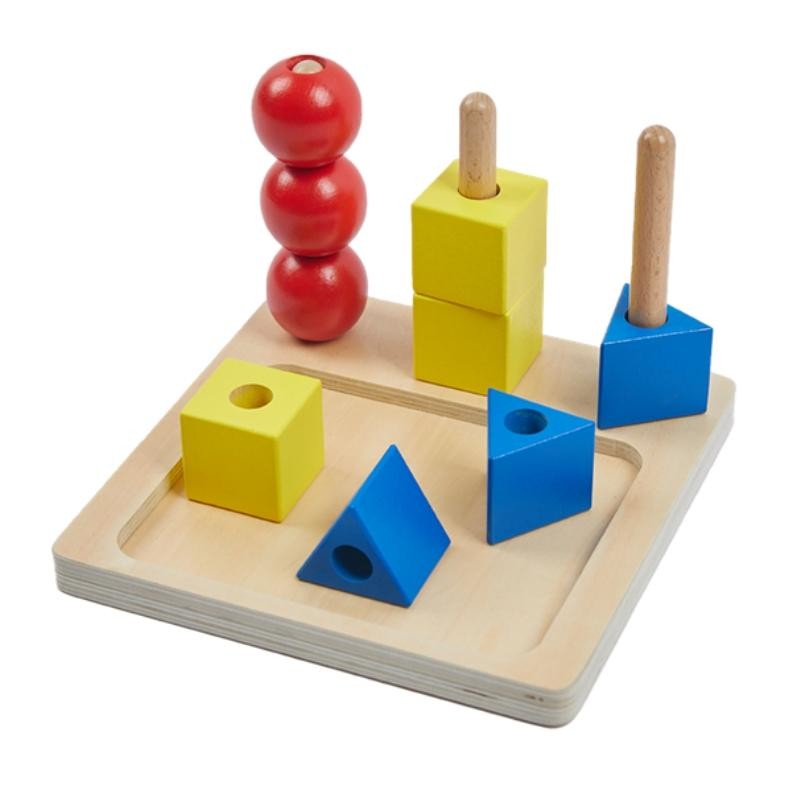 Three-shaped color insert with holder