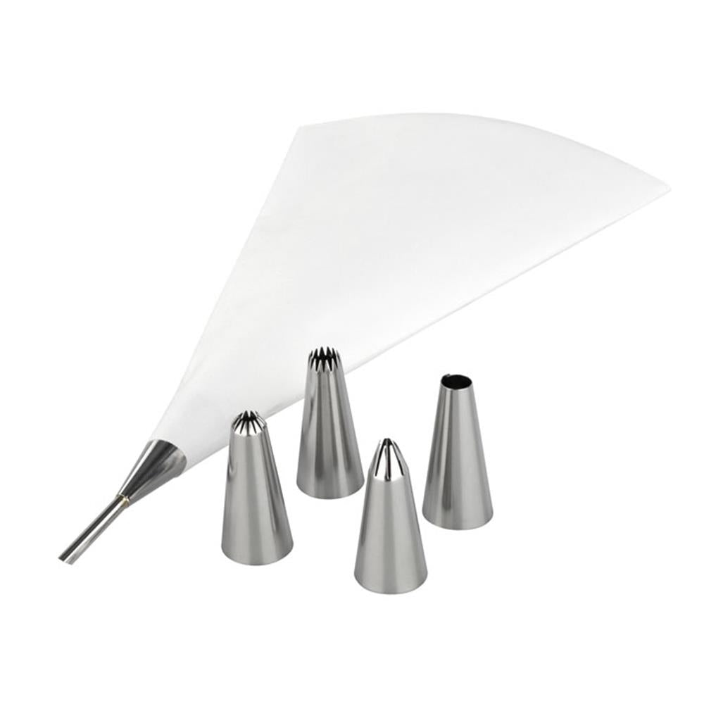 Icing Set 6 Piece (5 Nozz & Bag)