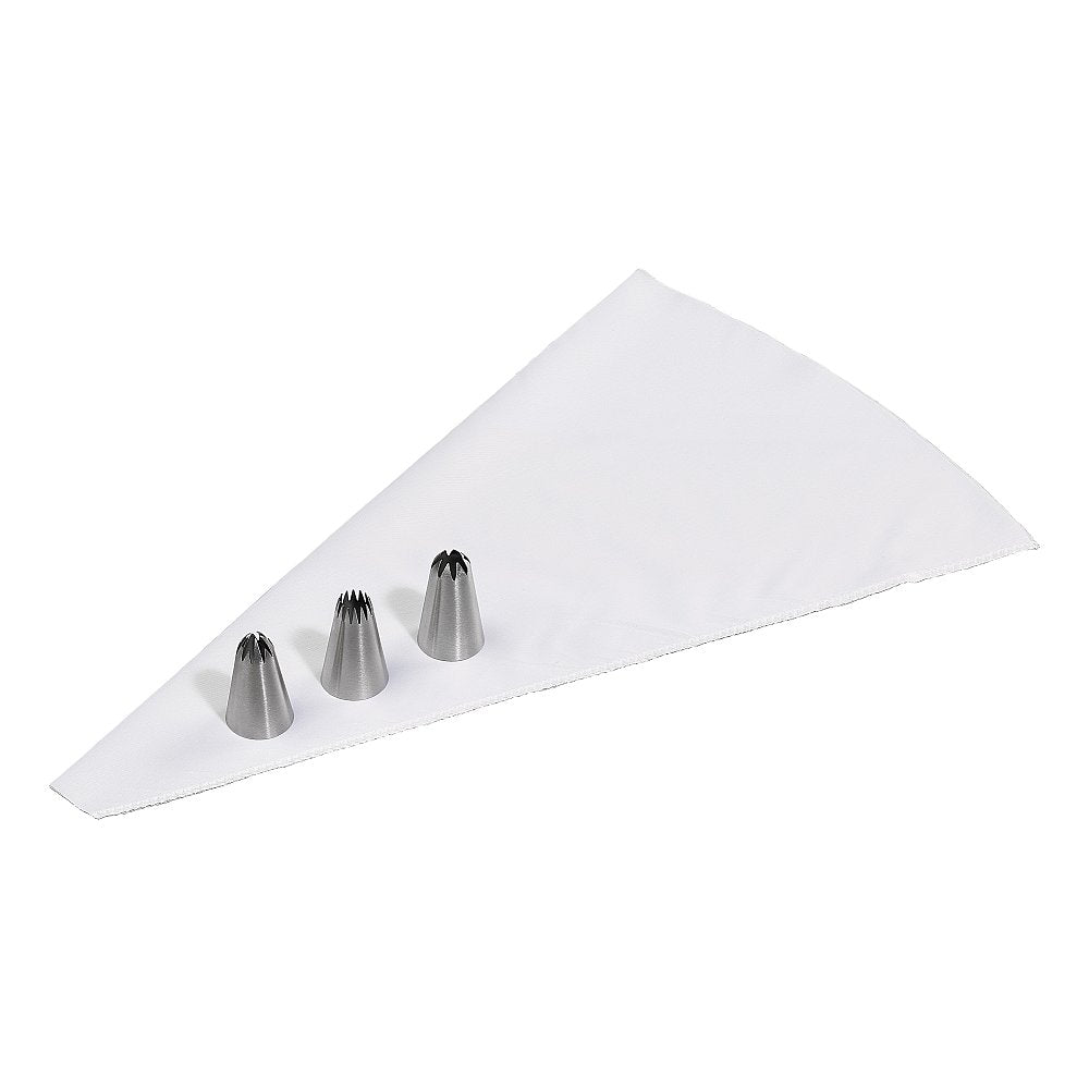 Star Nozzles with Icing Bag 4 Piece