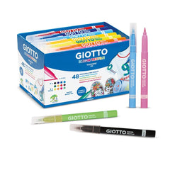 GIO DECOR TEXTILE PERMANENT INK 48PCS SCHOOL PACK -Min Qty 1