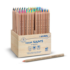 LYR COLOR GIANTS NATURE PENCIL 96PCS WOODEN SCHOOL PACK -Min Qty 1