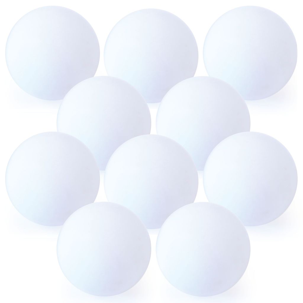 FOOTBALL TABLE - SPARE BALL WHITE, SET OF 10