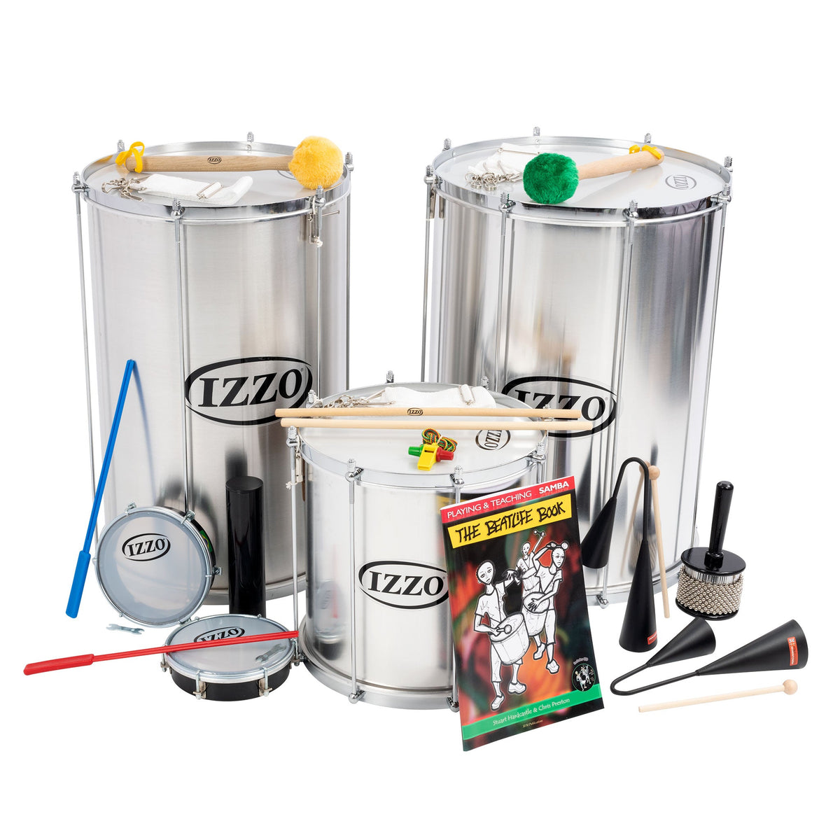 Izzo Senior samba classroom pack for 10 players