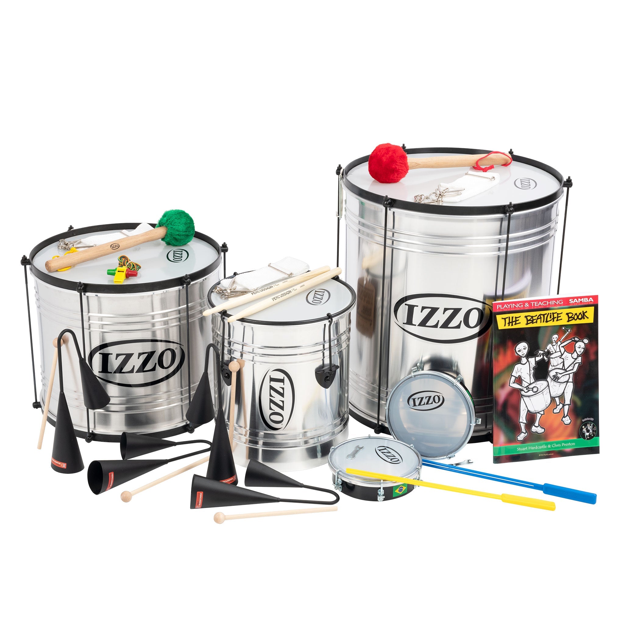 Izzo Junior samba 10 player classroom pack