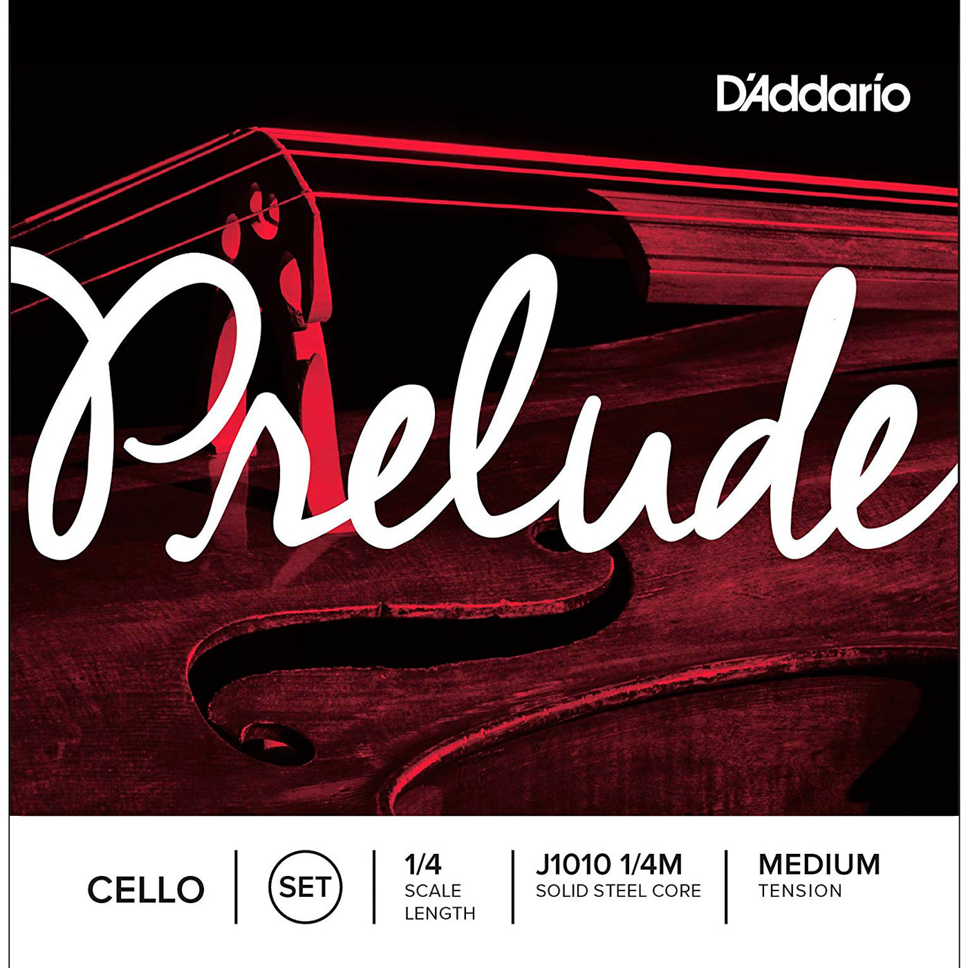D\'Addario Prelude cello string set - 1/4 size