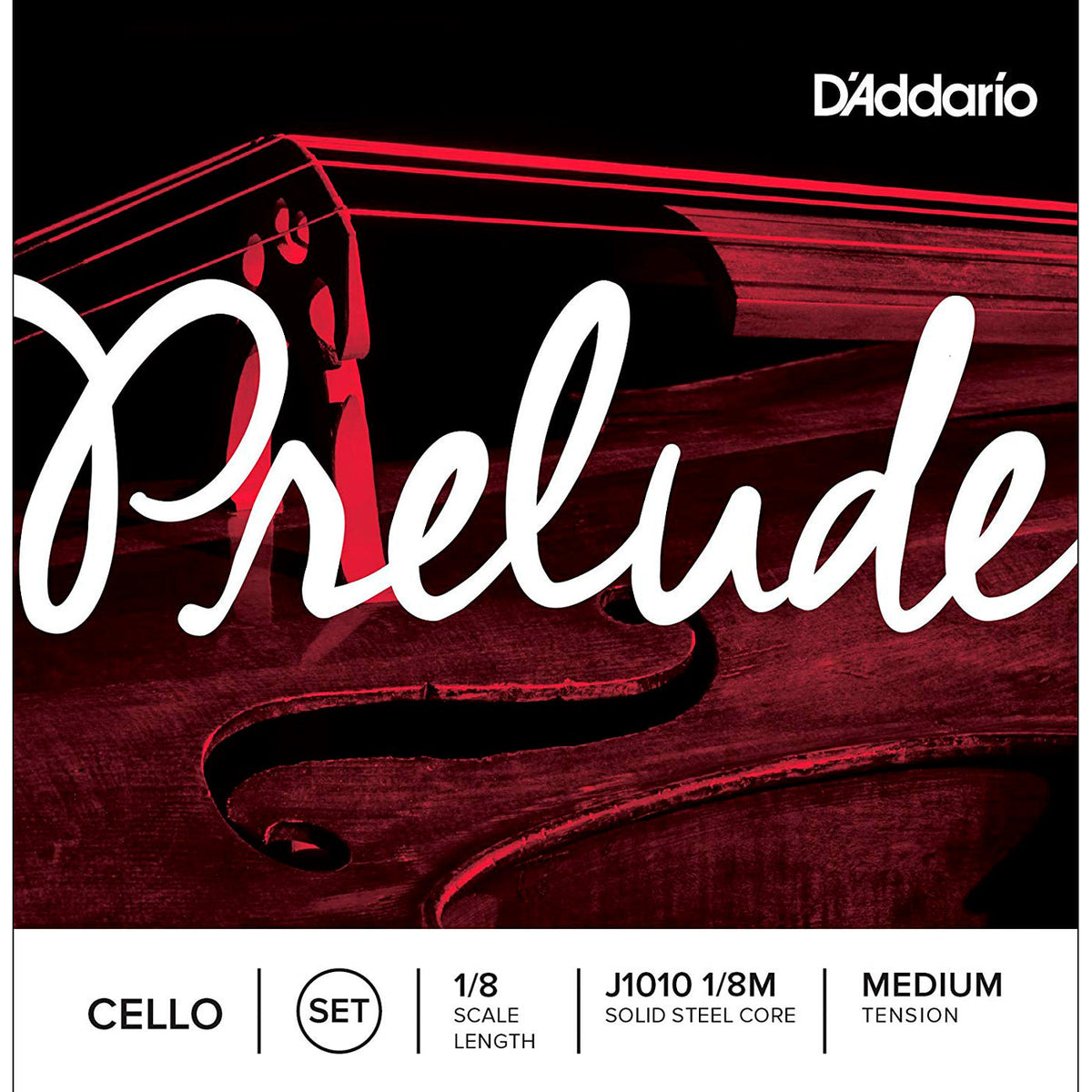 D\'Addario Prelude cello string set - 1/8 size