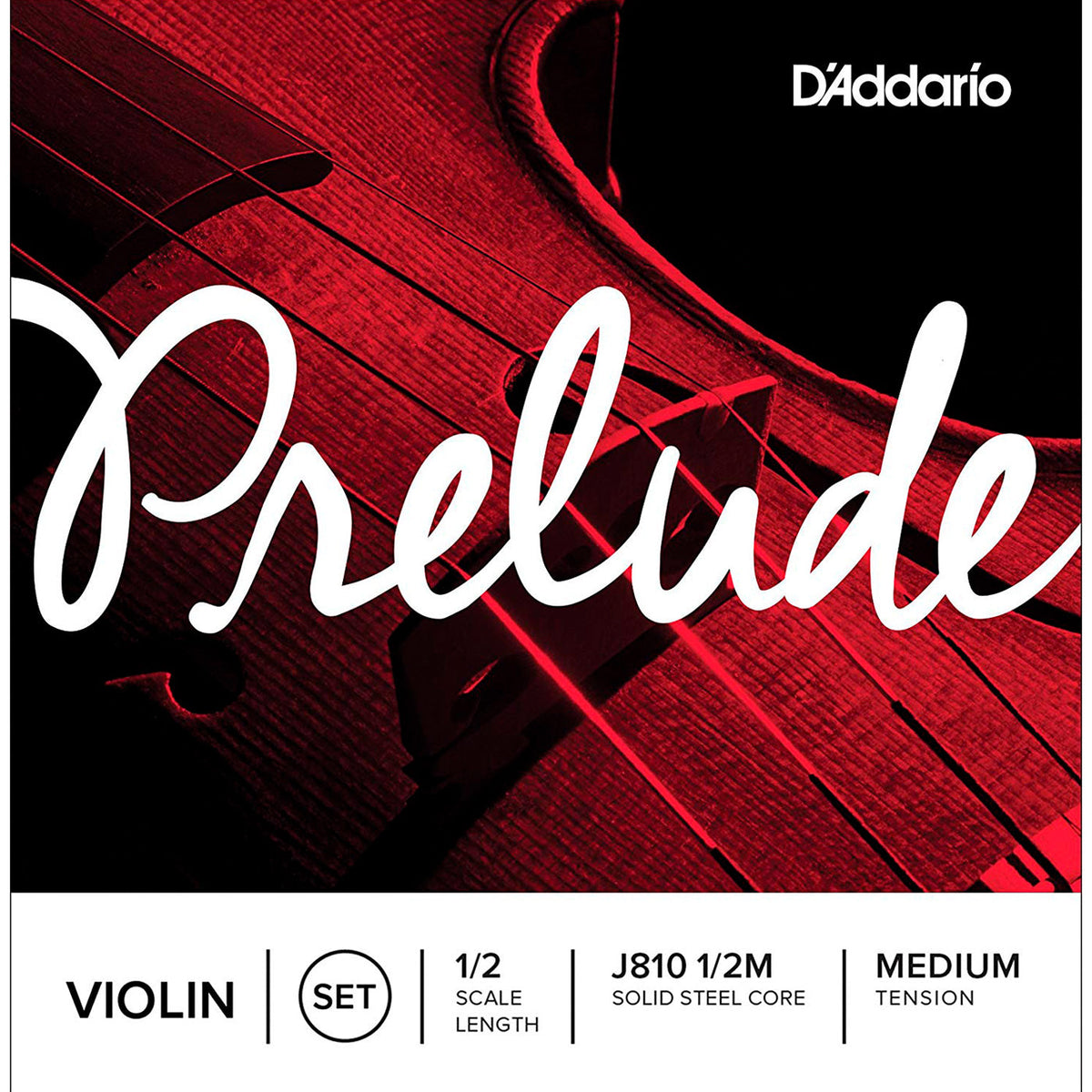 D\'Addario Prelude violin string set - 1/2 size