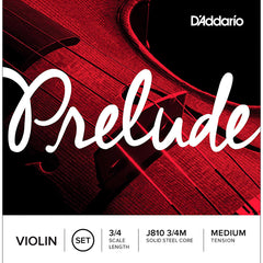 D\'Addario Prelude violin string set - 3/4 size