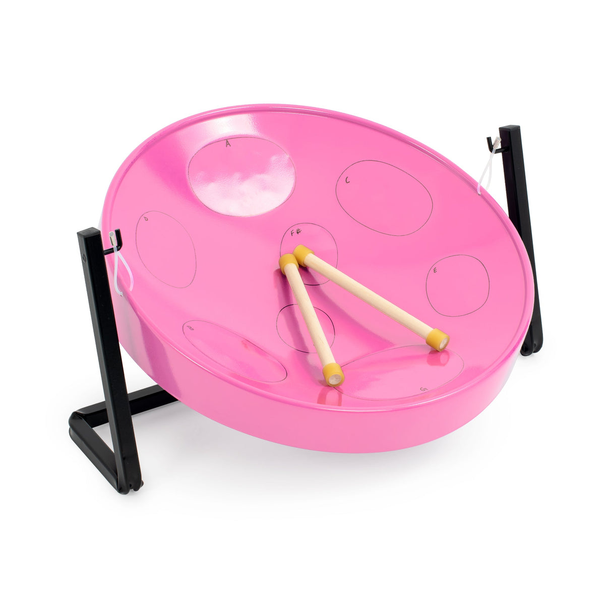 Jumbie Jam table top steel pan - Pink