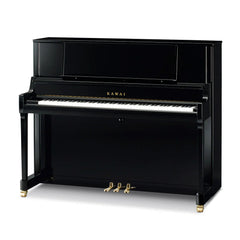 Kawai K-400 upright piano in polished ebony