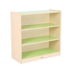 Profile, Green/Maple 3 Shelf Bookcase