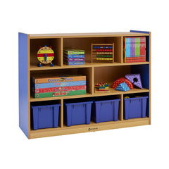 Profile, MILAN 8 COMPARTMENT CABINET - BLUE TRAYS