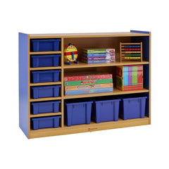 Profile, MILAN 3 LEVEL MULTI STORAGE UNIT - BLUE TRAYS