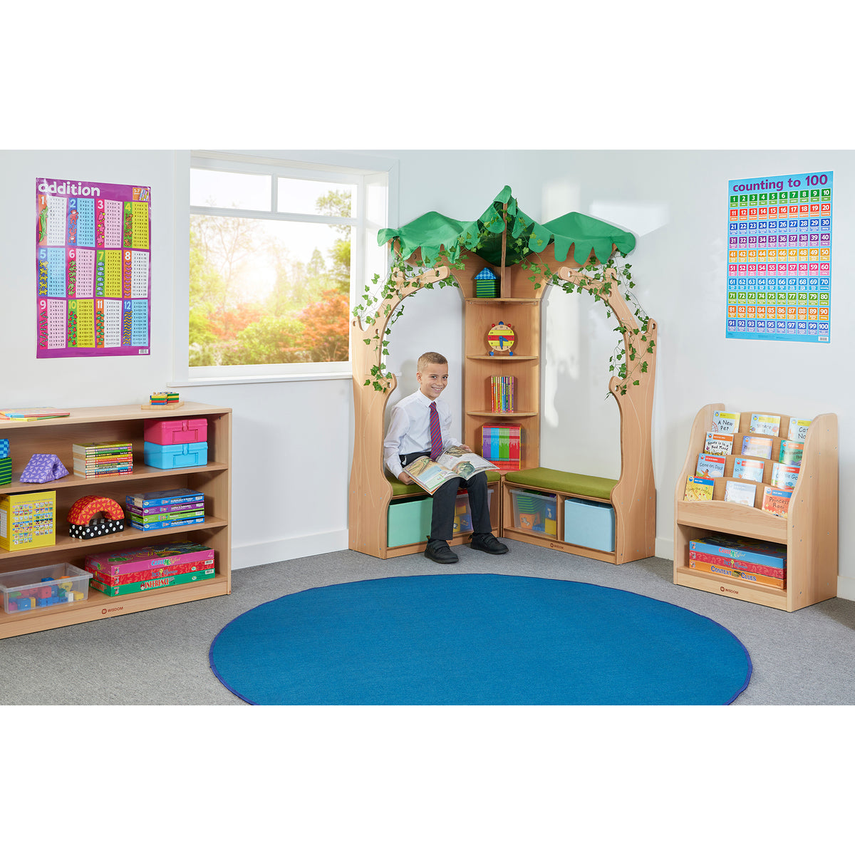 Profile, Tree House Library Corner