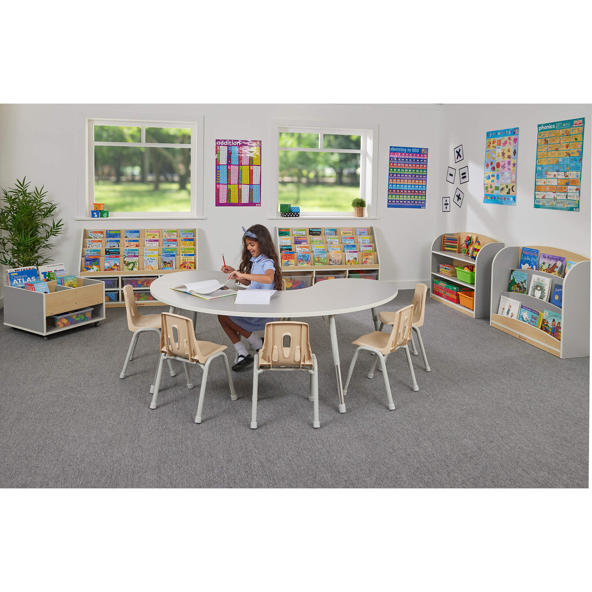 Profile, THRIFTY GROUP TABLE TOP 180 WITH HEIGHTADJ LEGS